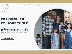 Household services website example