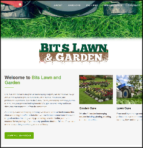 Lawn and garden website example