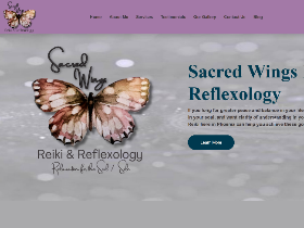 Holistic wellness website example
