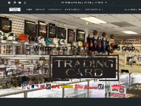 Collectibles store website example