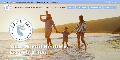 Mental healthcare website example