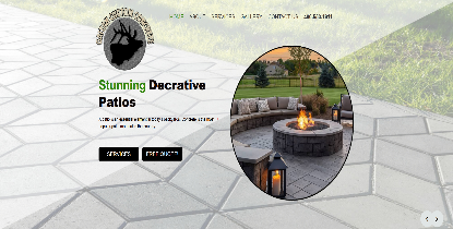 Outdoor construction website example