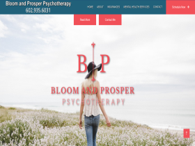 Psychotherapy website example