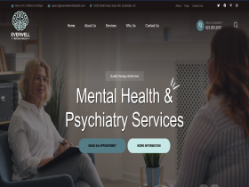 Mental health and psychiatry website example